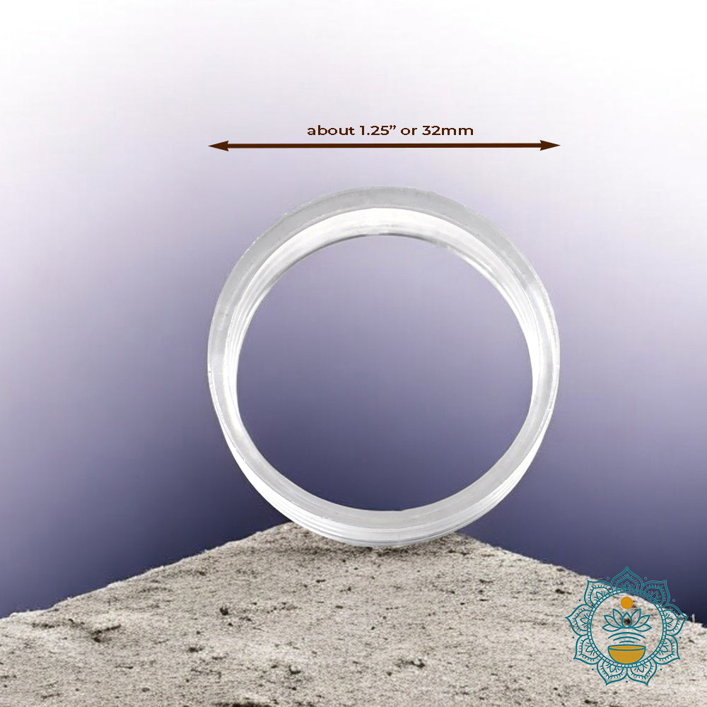 2 Brass Bliss Balls – Meditation & Sound Healing Chime with Complimentary Stands (Acrylic v.1)